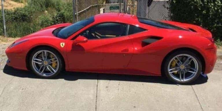 Be the Owner of a Red Ferrari